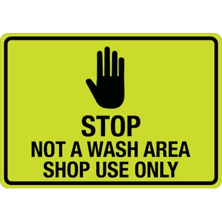 Lyle Flush Toilet & Wash Your Hands, 10 in x 7 in, Hivis Reflective Decal, LCUV-0169ST-RD_10x7 LCUV-0171ST-RD_10x7